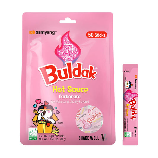 Samyang-Buldak-Korean-Spicy-Hot-Chicken-Stick-Sauce-Carbonara-Flavor-Authentic-Korean-1194