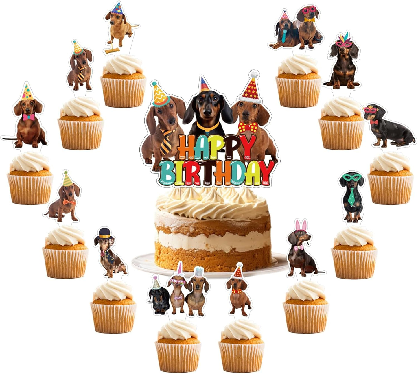 25-Dachshund-Cake-Toppers---Dachshund-Dog-Cake-Decorations-for-Parties-&-----44