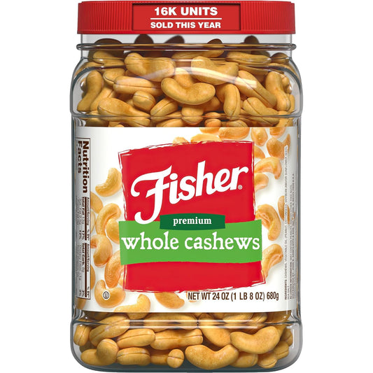 Fisher-Snack-Premium-Whole-Cashews,-24-Ounces,-Roasted-with-Sea-Salt,--No-Artificial-Colors-Flavors,-1026