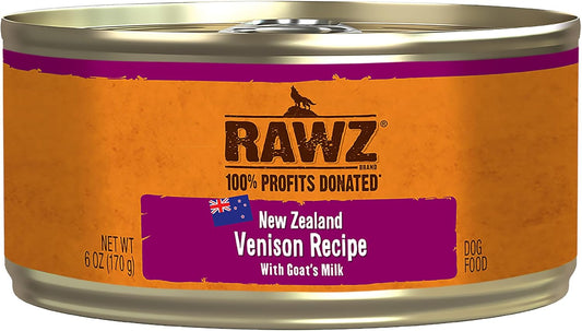 Rawz-0.94-Venison-Recipe-with-Goat's-Milk-Pate-Dog-Food,-(Case-of-24-230