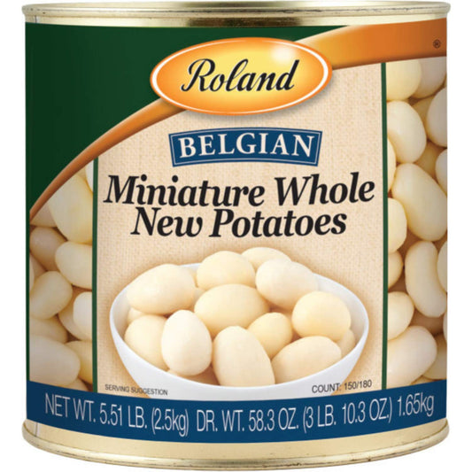 Roland-Foods-Papas-belgas-enteras-en-miniatura,-lata-de-226