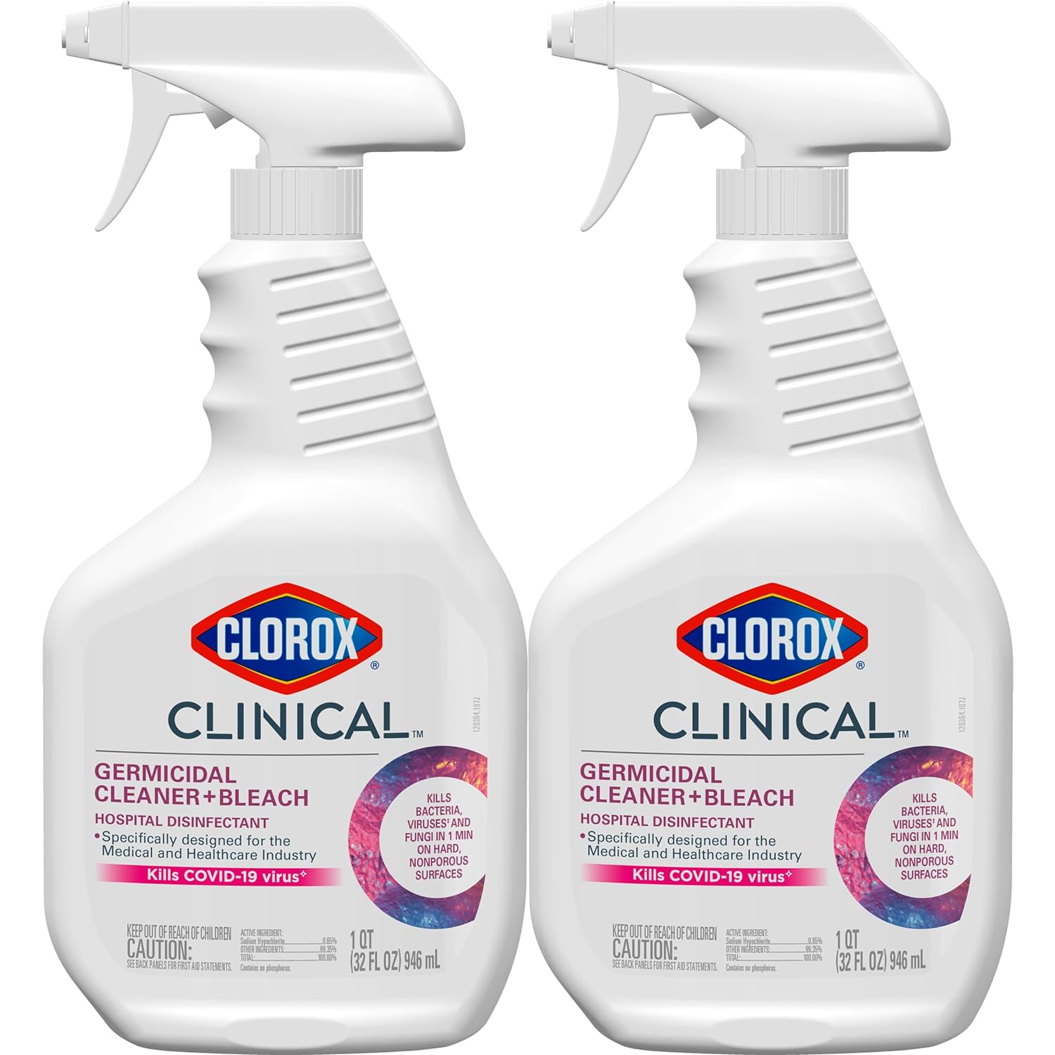 Clorox-Clinical-Germicidal-Cleaner-+-Bleach-Hospital-Disinfectant,-32-Fl-3700
