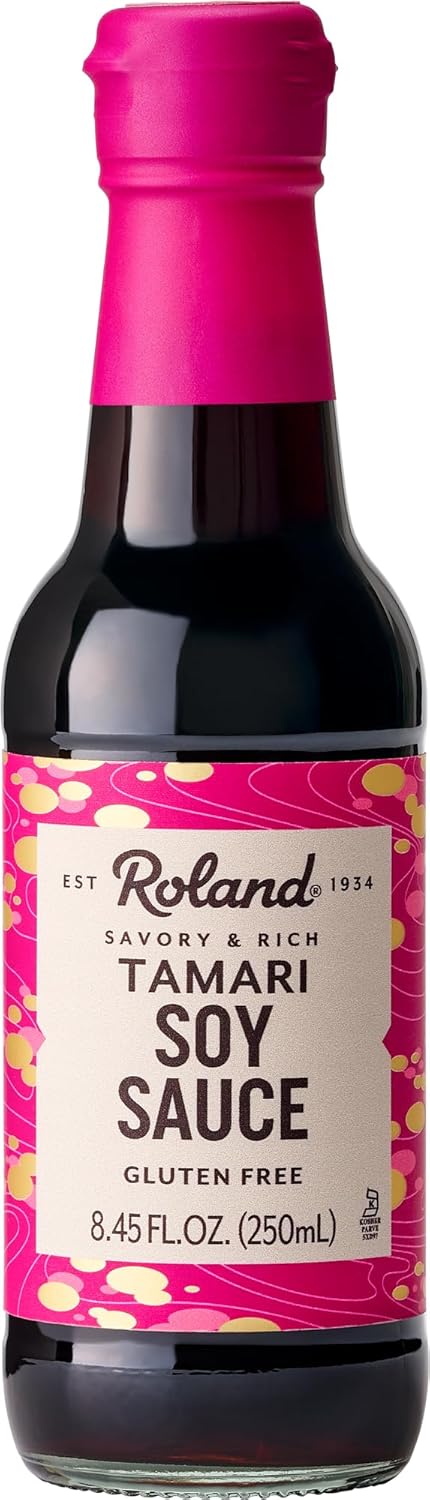 Roland-Foods-Tamari-Soy-Sauce,-Specialty-Imported-Food,-8.45-Ounce-Bottle,-Pack-1475