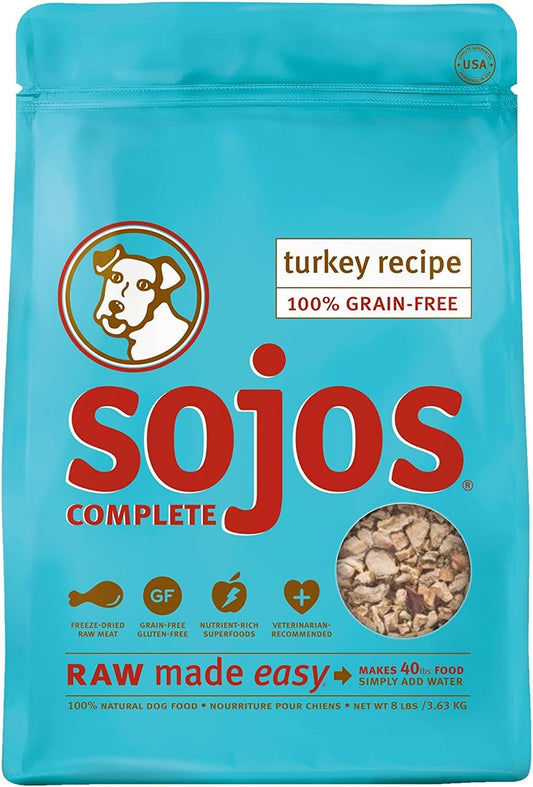 SOJOS-Complete-Grain-Free-Freeze-Dried-Turkey-Raw-Natural-Dry-Dog-Food-Mix,-8-Pound-1016
