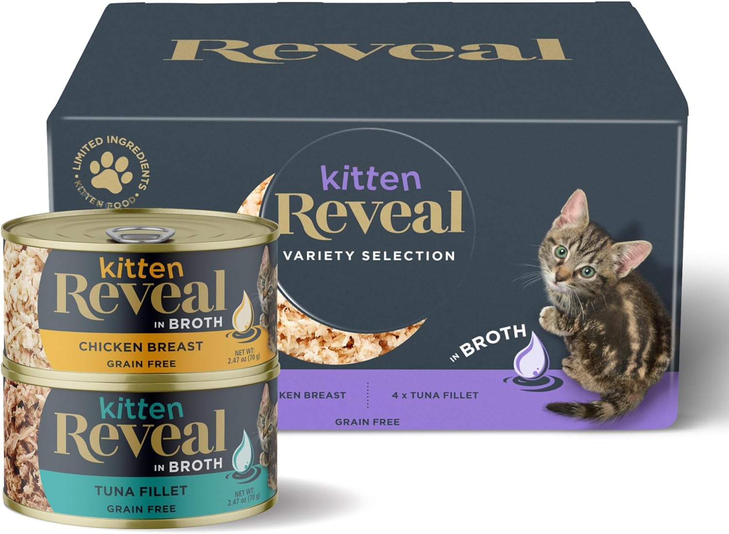 Reveal-Natural-Wet-Kitten-Food,-8-Count,-Grain-2044