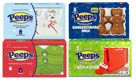 Peeps-Christmas-Marshmallow-Variety-Pack-of-46085-Count---Trees,-Gingerbread,-Snowmen,-Stockings-Delicious-1996