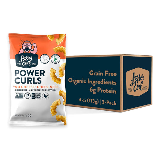 LesserEvil-No-Cheese-Cheesiness-Power-Curls,-Grain-Free,-2707