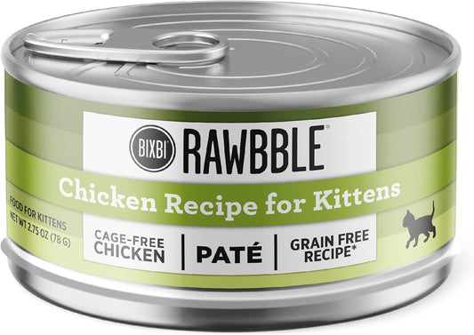 BIXBI-Rawbble-Chicken-Pate-Recipe-for-Kittens-Cans-–-Grain-Free,-Protein-Rich-63
