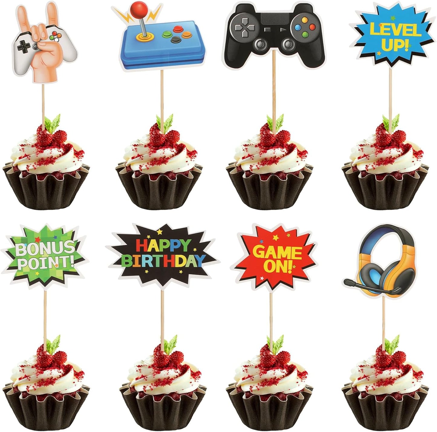 40PCS-Video-Game-Cupcake-Toppers-8-Styles-662
