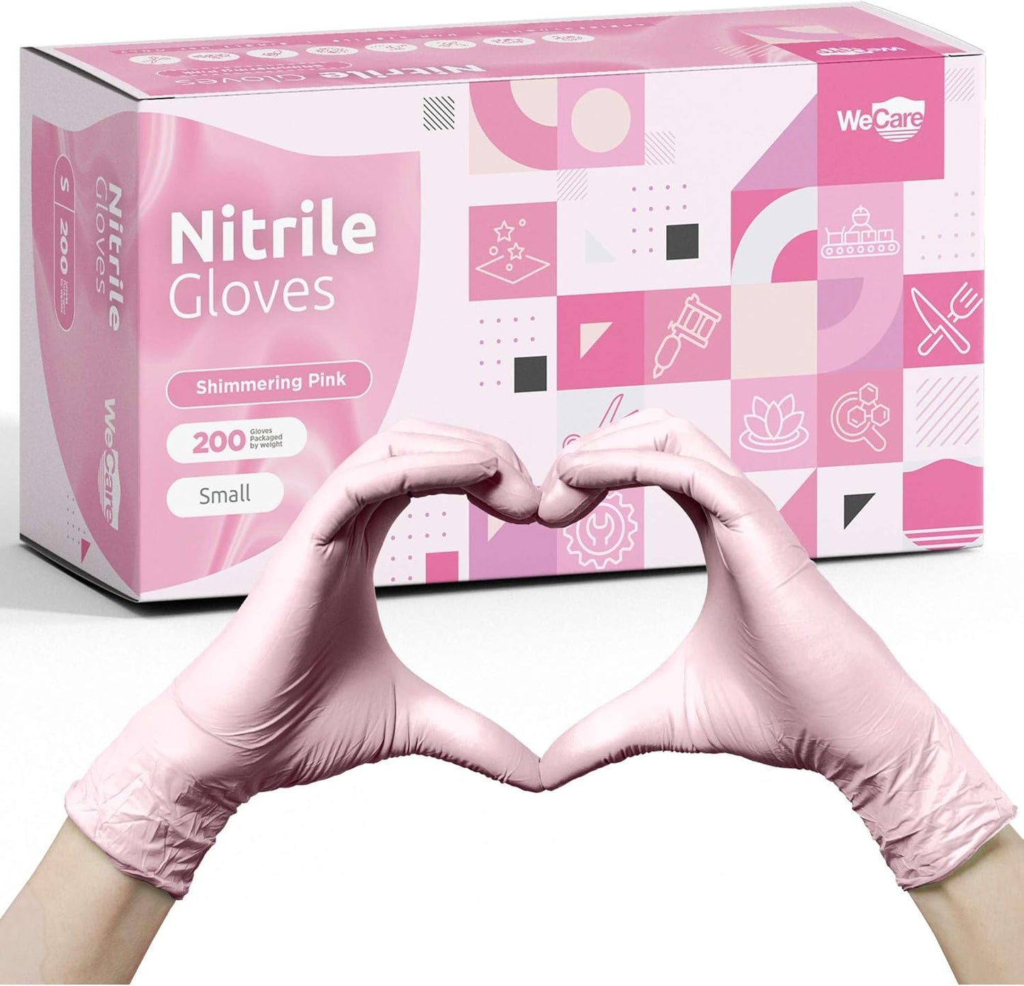 WECARE-Pink-Disposable-Nitrile-Gloves---Powder-and-Latex-Free-1929