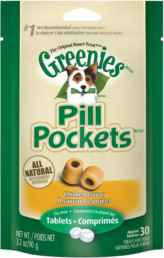 Pill-Pockets,-30-Count,-Chicken-Flavor,-3-Pack-2842