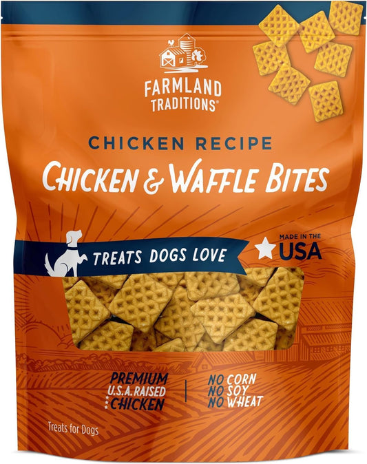 Farmland-Traditions-Chicken-&-Waffle-Bites,-Gluten-Free-Dog-Treats,-Made-in-for-1074