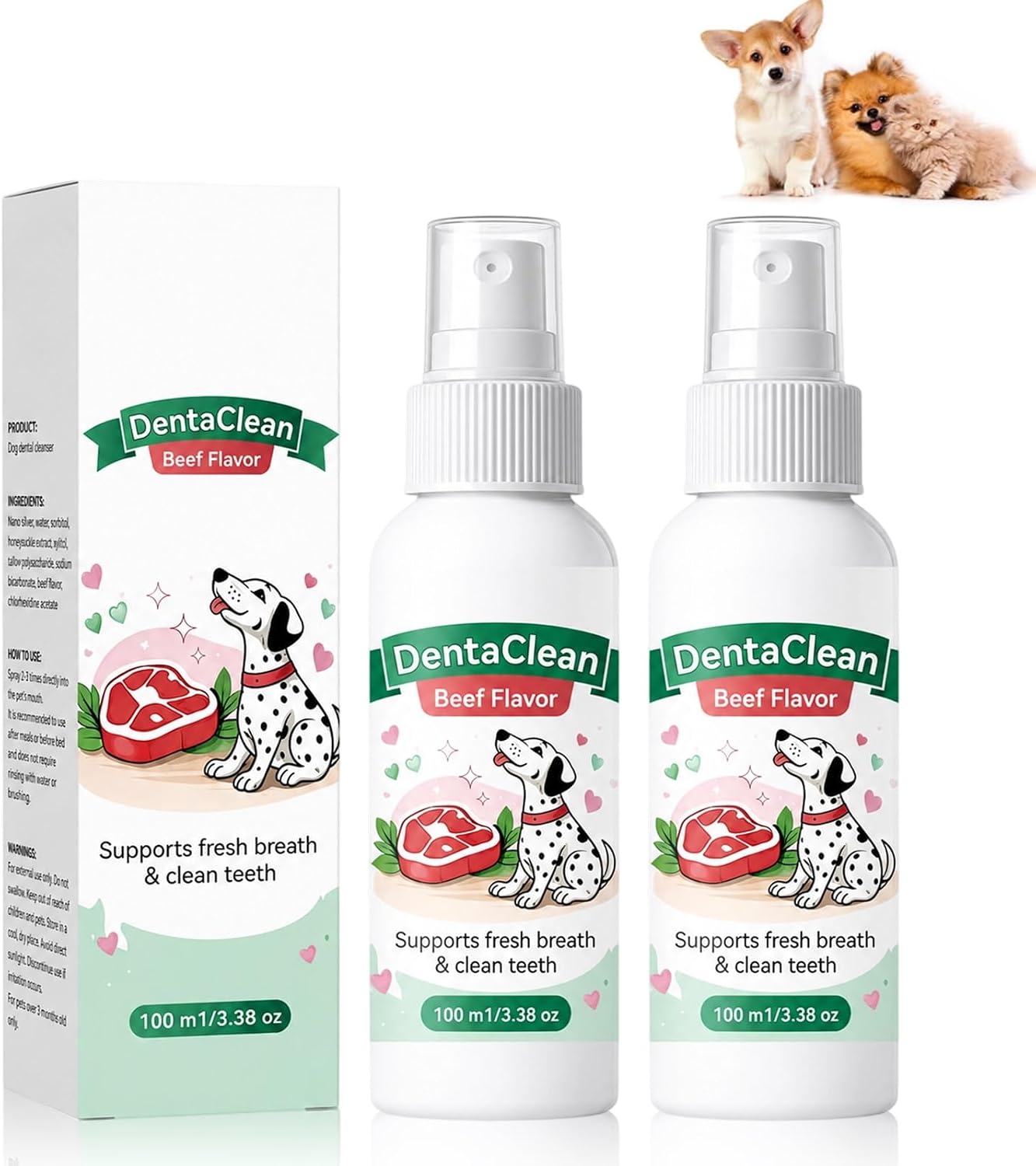 2Pcs-Dentaclean-Oral-Care-Pet-Dental-Spray,Dentaclean-Dental-Spray,Oral-Spray-for-Dogs-Teeth-495