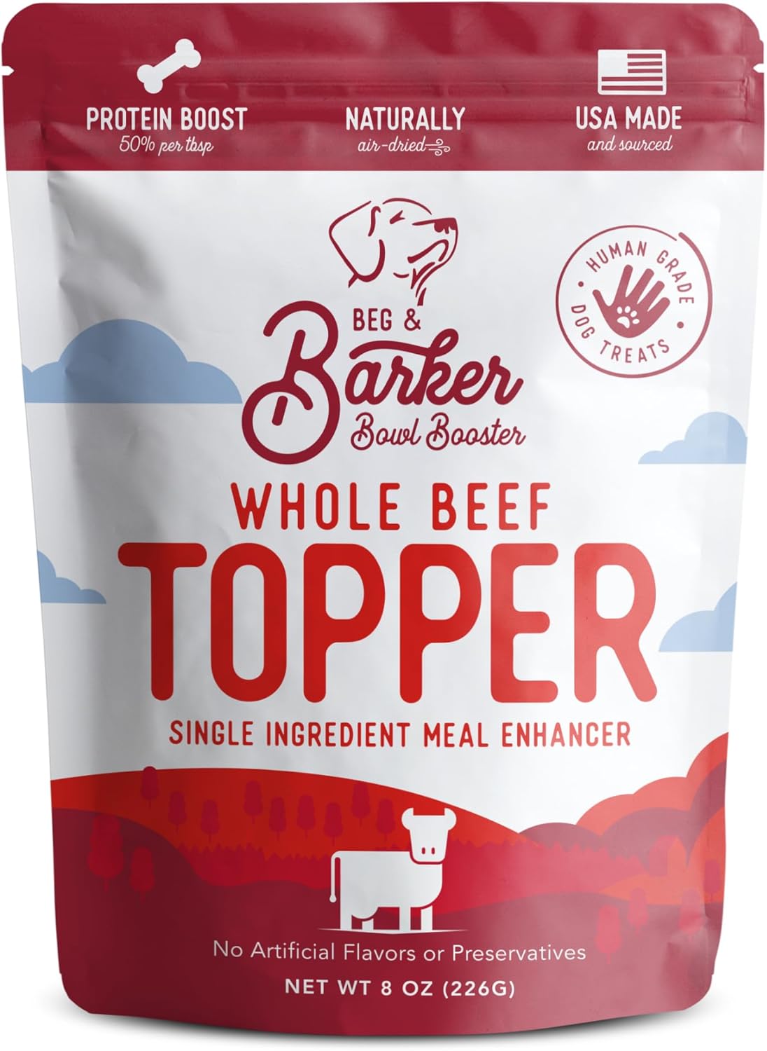 Beg-&-Barker-Beef-Dog-Food-Toppers-(8-Ounce,-Pack-of-1)-–-1469