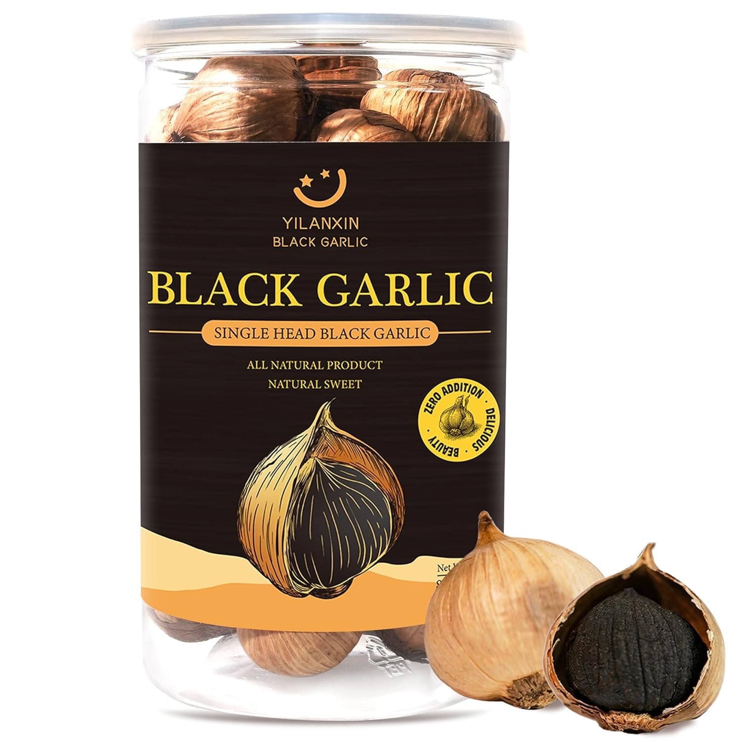 Premium-Single-Clove-Black-Garlic-/17.2-Oz-(500-g)-Whole-Black-Garlic-79
