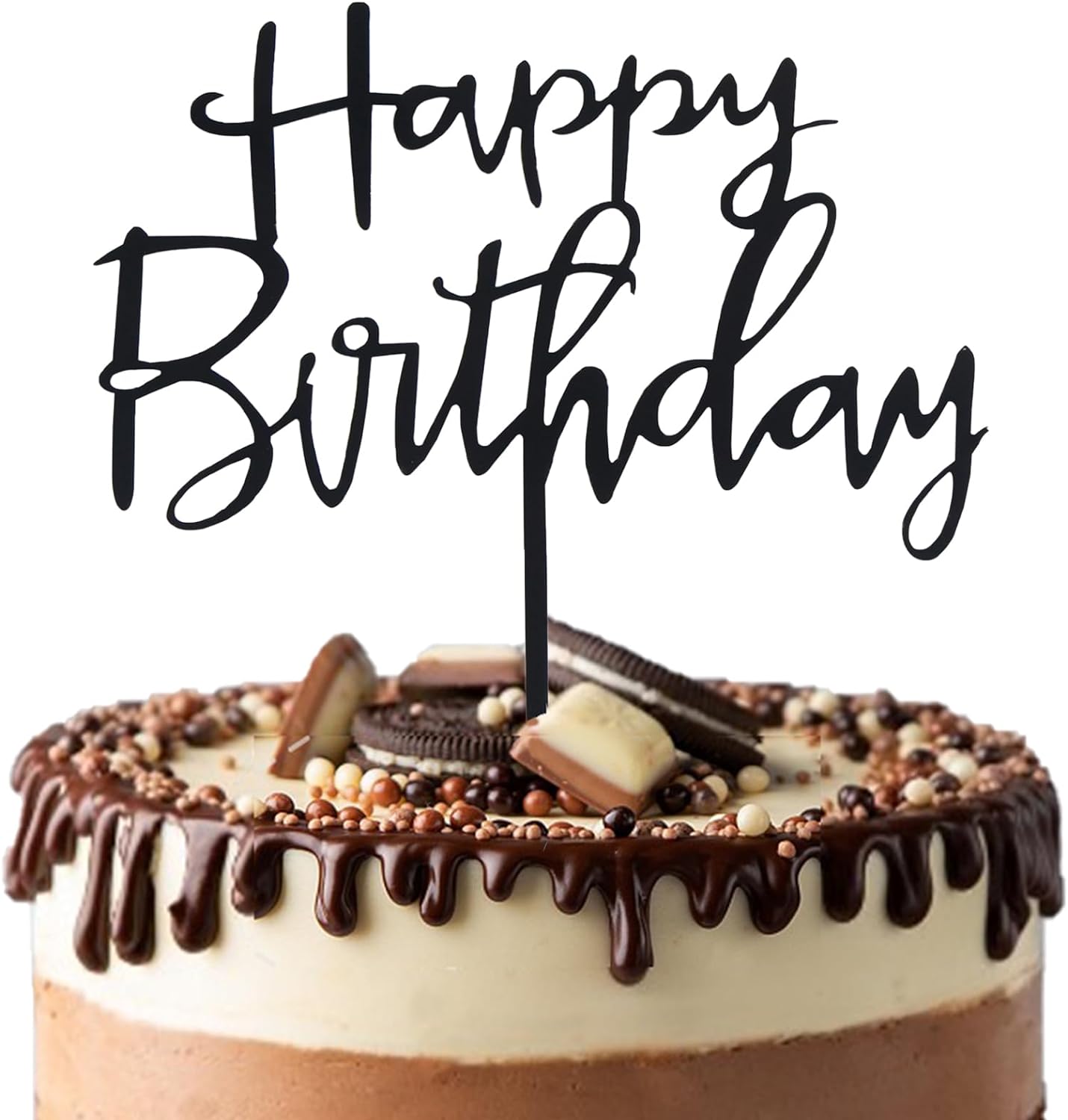 Cake-Toppers-Black-Happy-Birthday-Acrylic-Cake-2636
