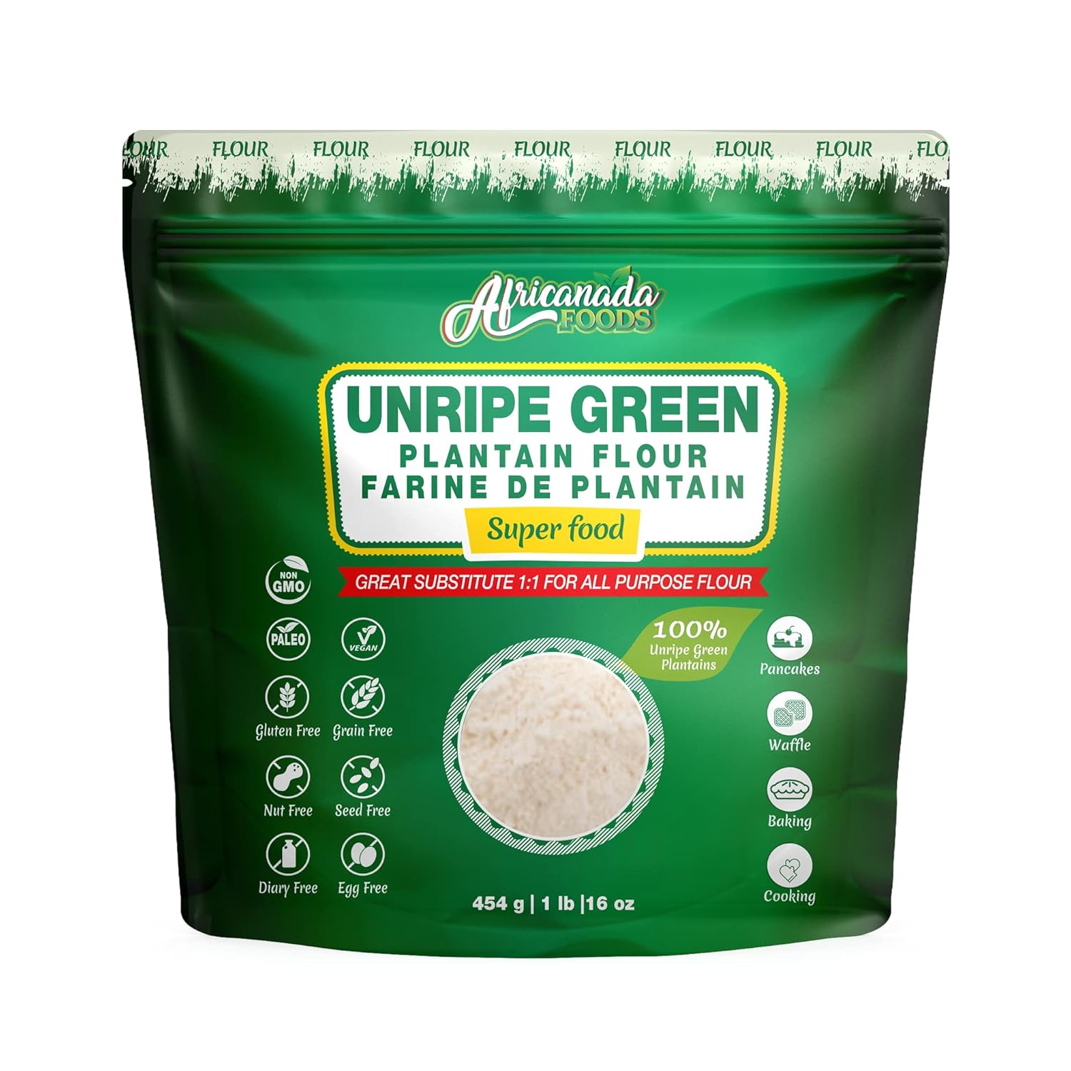 Harina-de-plátano-verde-verde-sin-gluten,-totalmente-natural,-OMG,-583