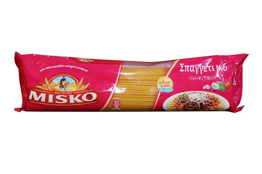 Misko-#6-Spaghetti-(Greek)-500-gram-package---688