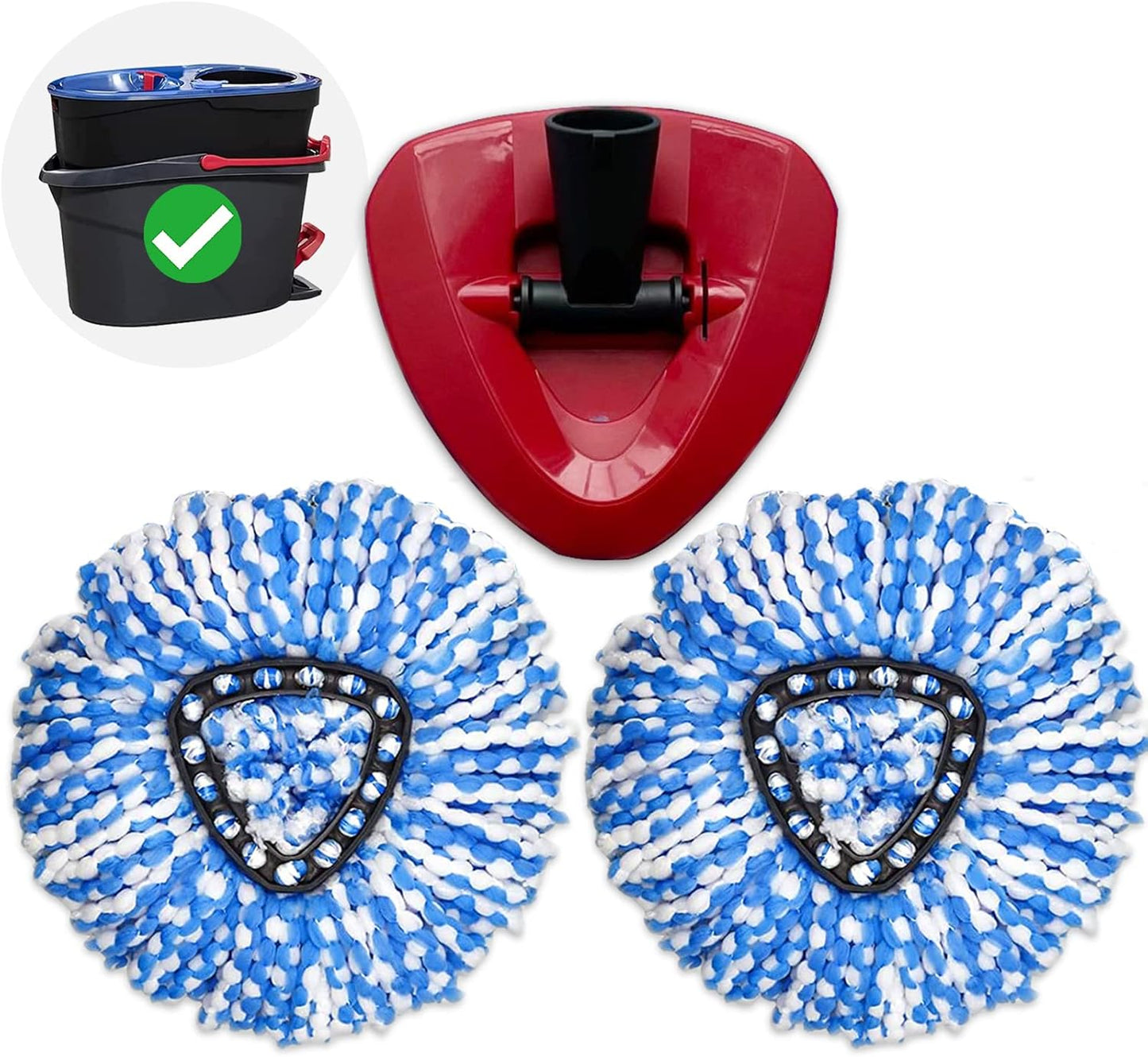 Mop-Replace-Head-Compatible-with-O-Cedar-Spin-Mop-Replacement-Head-2-Tank-System-Triangle-Microfiber-1225
