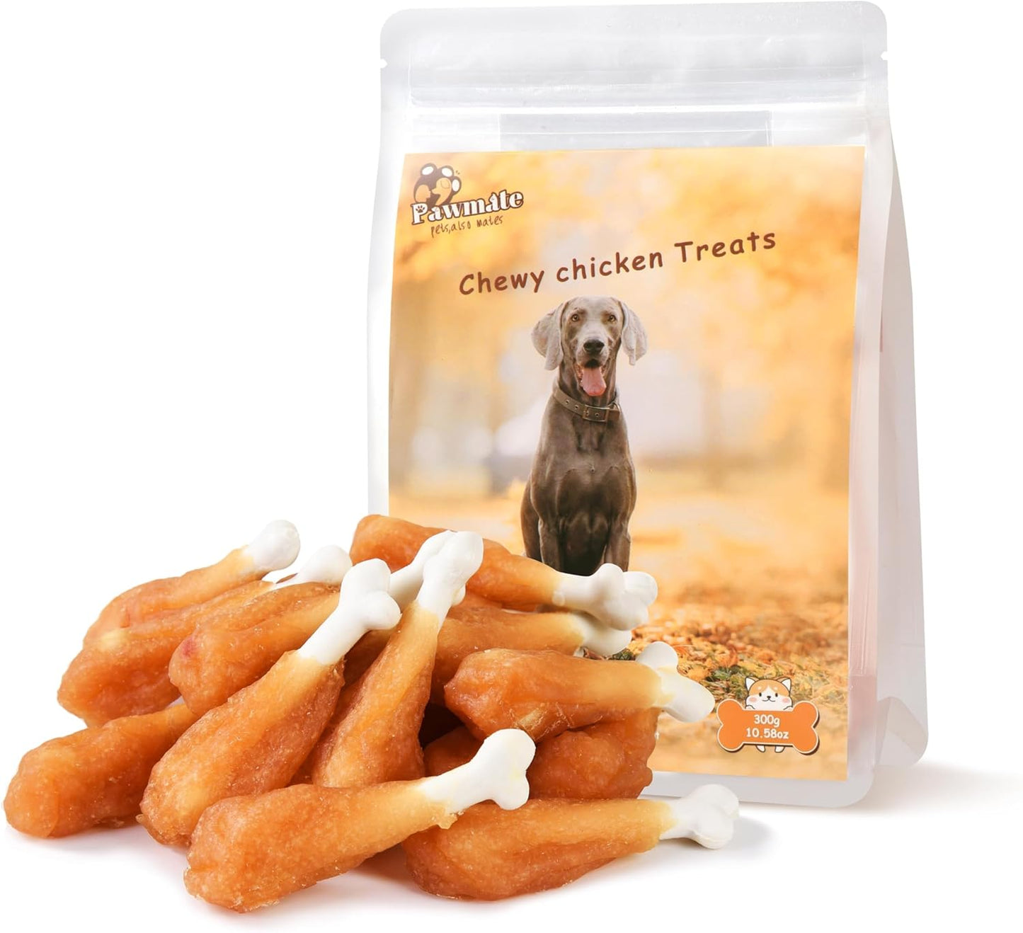 Pawmate-Dog-Treats-Chicken-Wrapped-Calcium-Bone,-Rawhide-Free-Grain-Free-Training-Treats-Dogs-2408