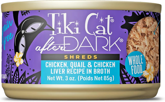 Tiki-Cat-After-Dark-Shreds-Wet-Cat-Food,-Chicken,-Quail-&-Liver,-oz.-(12522