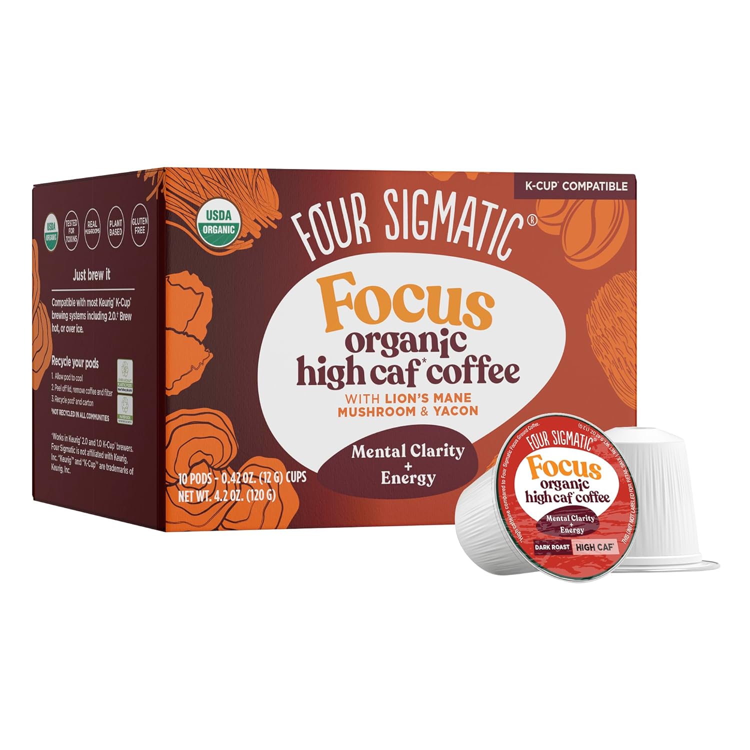 FOUR-SIGMATIC-Cápsulas-de-café-Organic-Think-High-Caf,-10-CT--1383