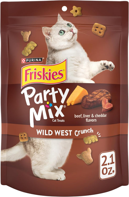 Purina-Friskies-Cat-Treats,-Party-Mix-Wild-West-Crunch---(Pack-of-10)-2.1-486