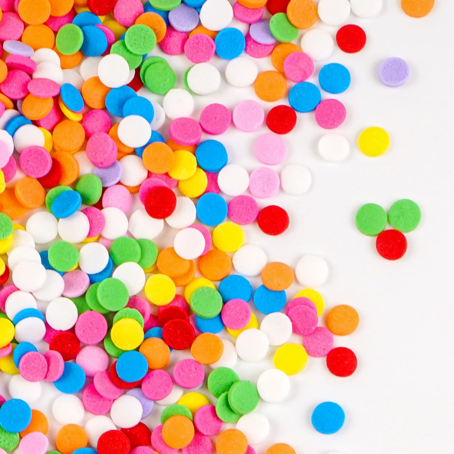 Rainbow-Round-Sprinkles,-150g/5.29oz,-Birthday-Confetti-Edible-Cake-Decorations,-Round-Sprinkles-For-Cake---1902