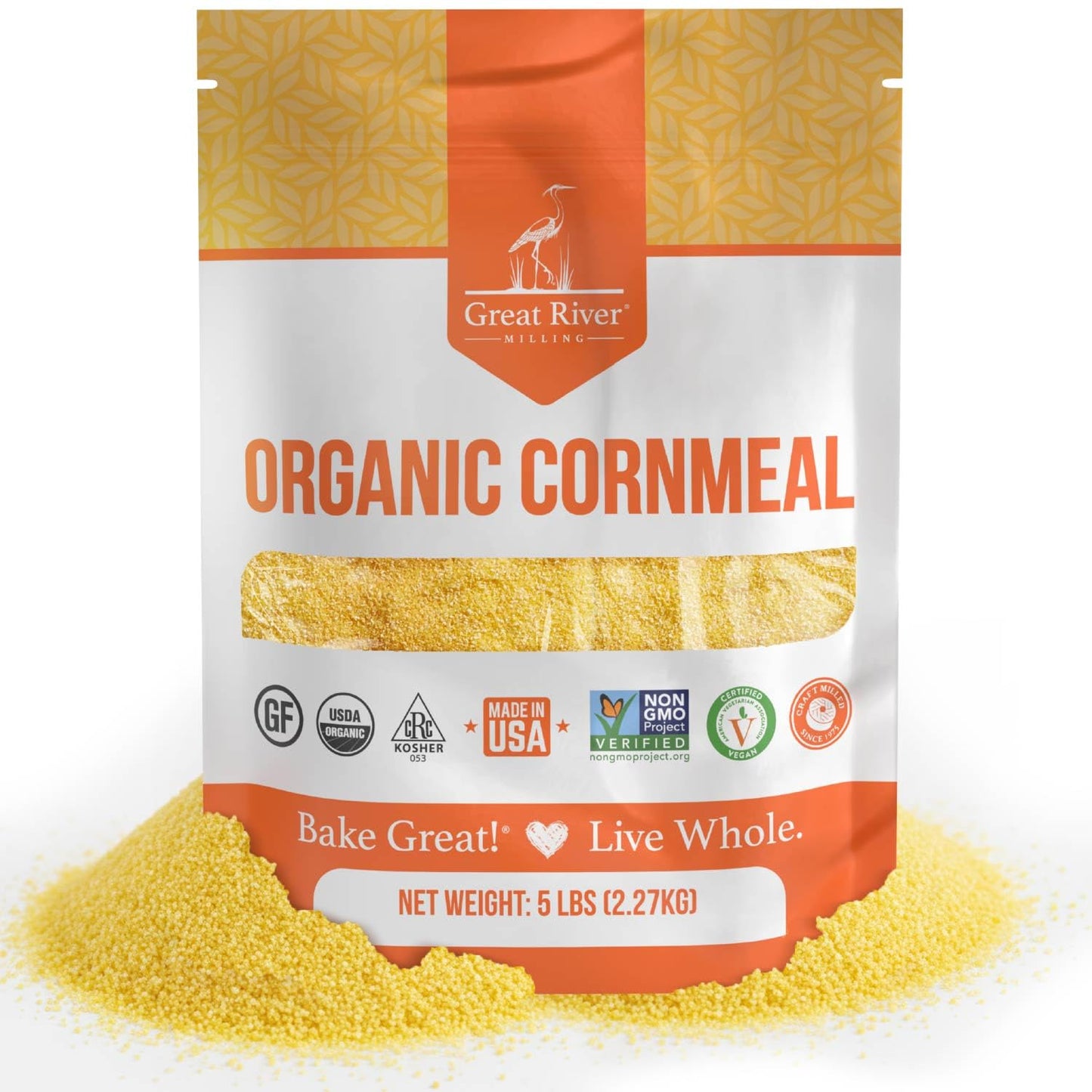 Great-River-Milling-Organic-Medium-Grind-Cornmeal-|-USDA-Organic,-Gluten-Free,-Kosher-Hearty-176