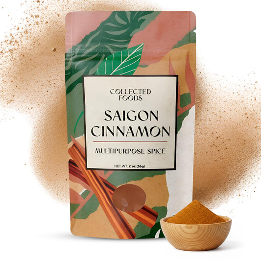 Collected-Foods-Premium-Vietnamese-Saigon-Cinnamon-Powder.-Pure-Ground-blend-for-Baking,-160