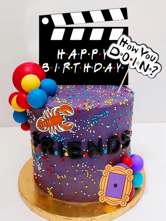 JeVenis-27-PCS-Friend-Cake-Topper-Friend-Party-Decorations-Friend-Birthday-Decorations-Cake---273