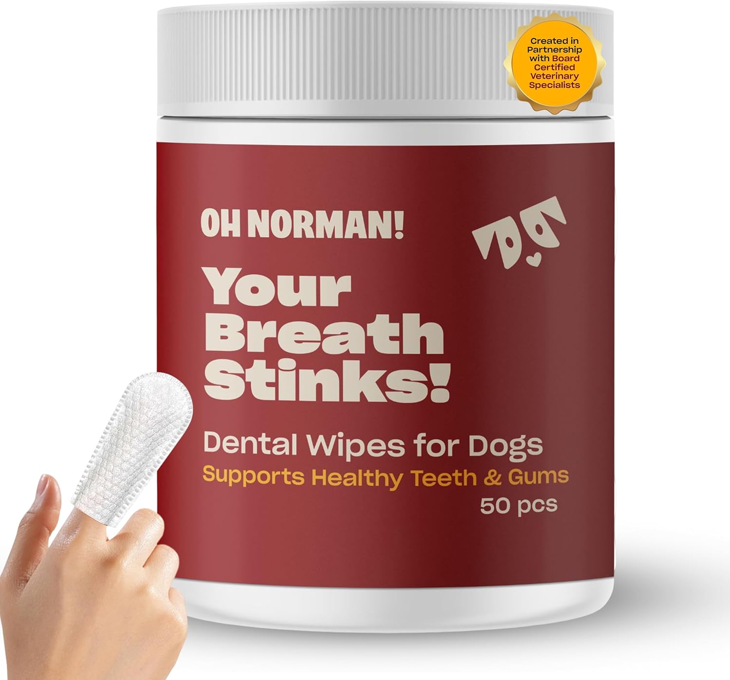 OH-NORMAN!-Dog-Dental-Wipes---Vet-Approved-Pet-Dental-Finger-Wipes-Oral-313