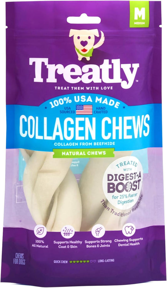 USA-Collagen-Twist-6-7"-Dog-Chew-Treats---Natural-Flavor,-2-Pack-334