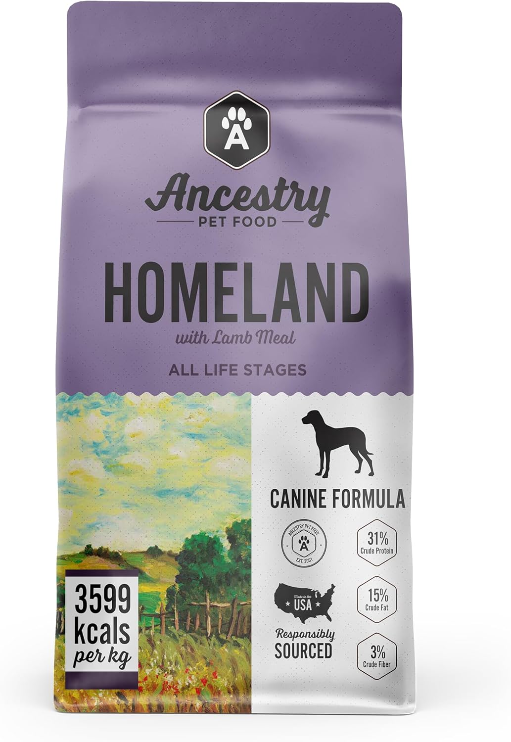 Ancestry-Homeland-Dog-Food,-Lamb-Meal-&-Sweet-Potato,-Blend-of-Lamb,-Duck,-175