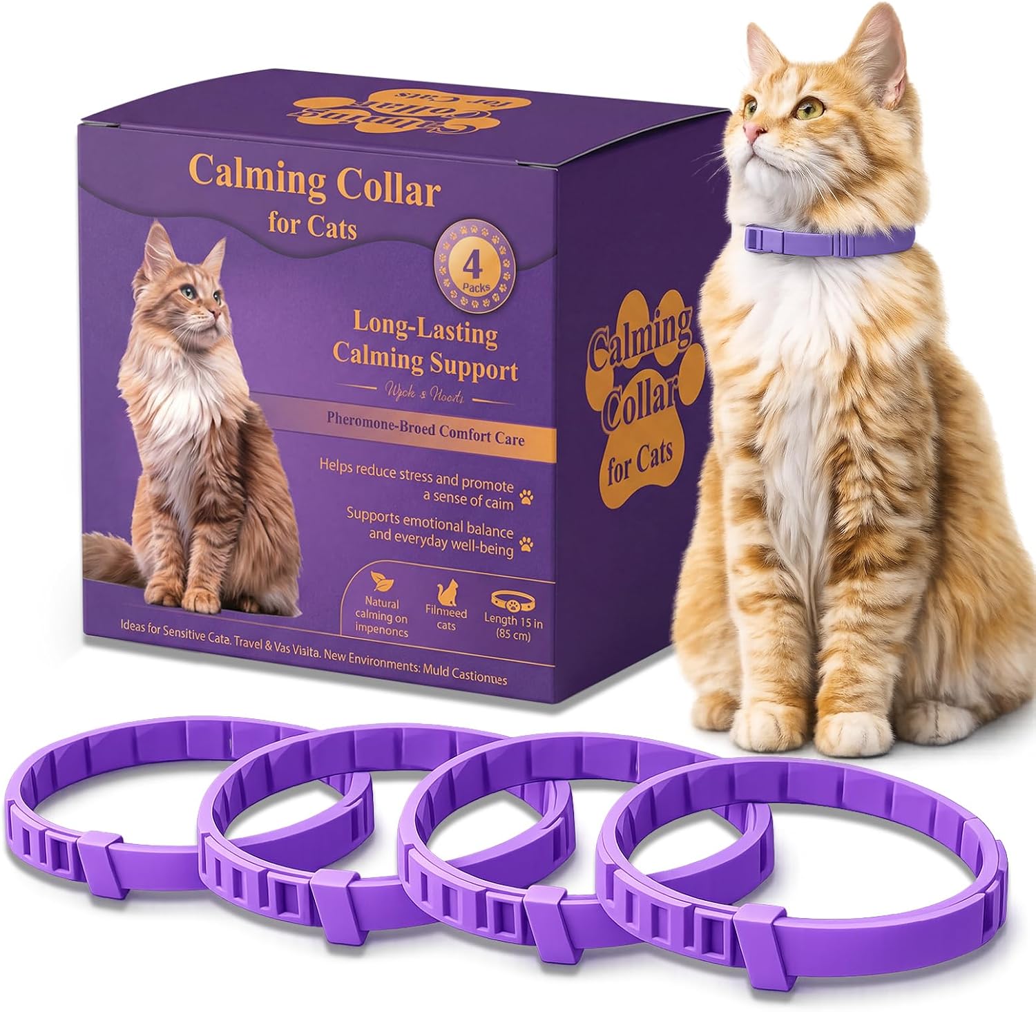 Calming-Collars-for-Cats-4-Pack-–-Long-Lasting-Pheromone-Support-for-Anxiety-&-392