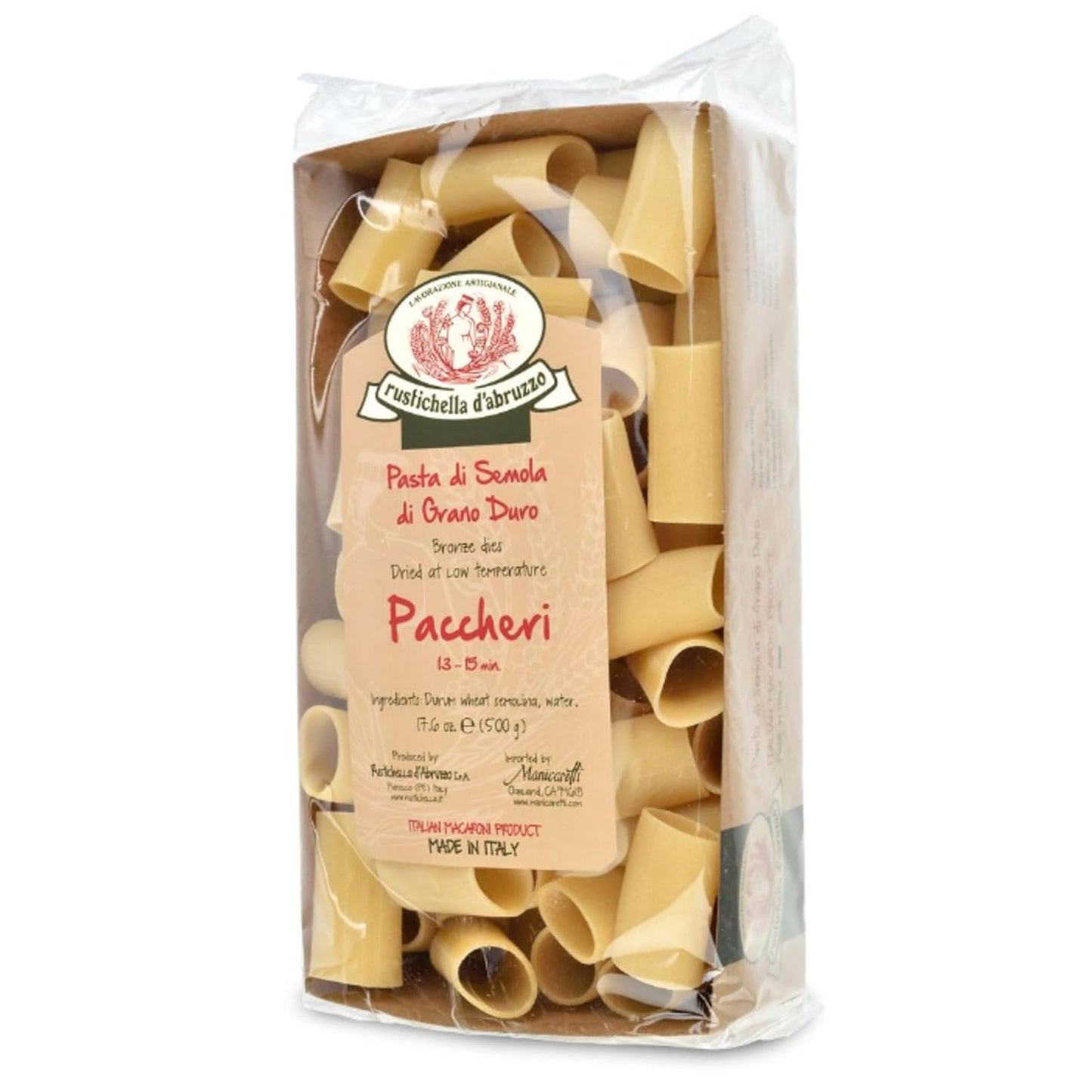 Rustichella-d'Abruzzo-Paccheri-Pasta---500g-Classic-Durum-Wheat-Tube-557
