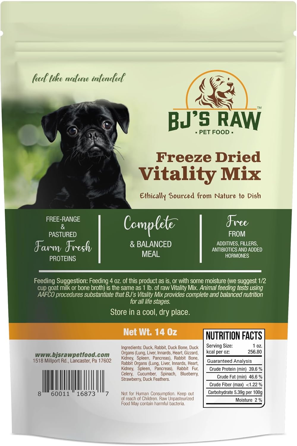 BJ'S-RAW-PET-FOOD-Freeze-Dried-Vitality-Complete-Mix-Protein-Rich-Nutritious-Meal-219