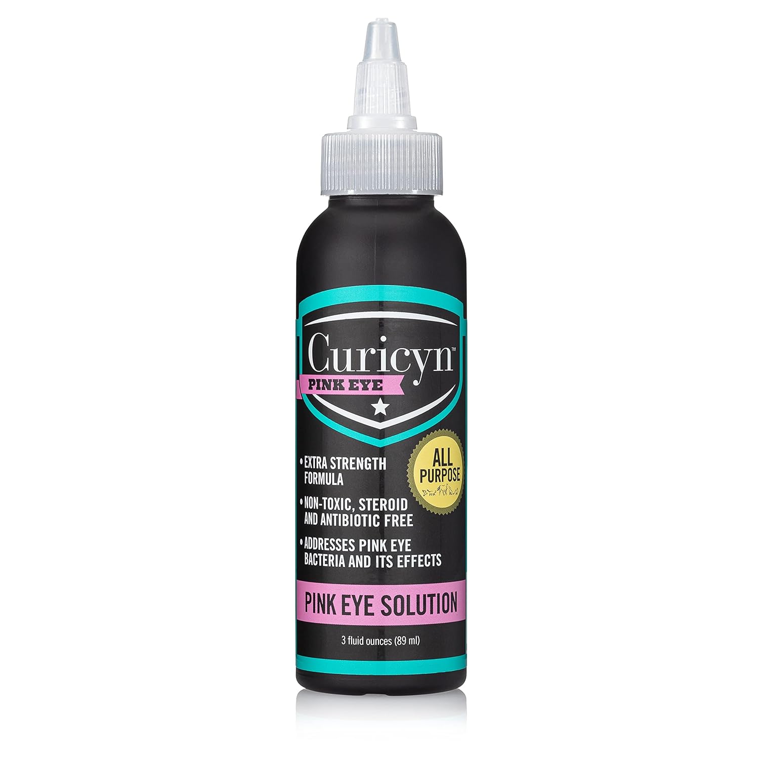 Curicyn-Pink-Eye-Solution-(3-oz),-Dog-Eye-Drops,-Conjunctivitis-Eye-for-235