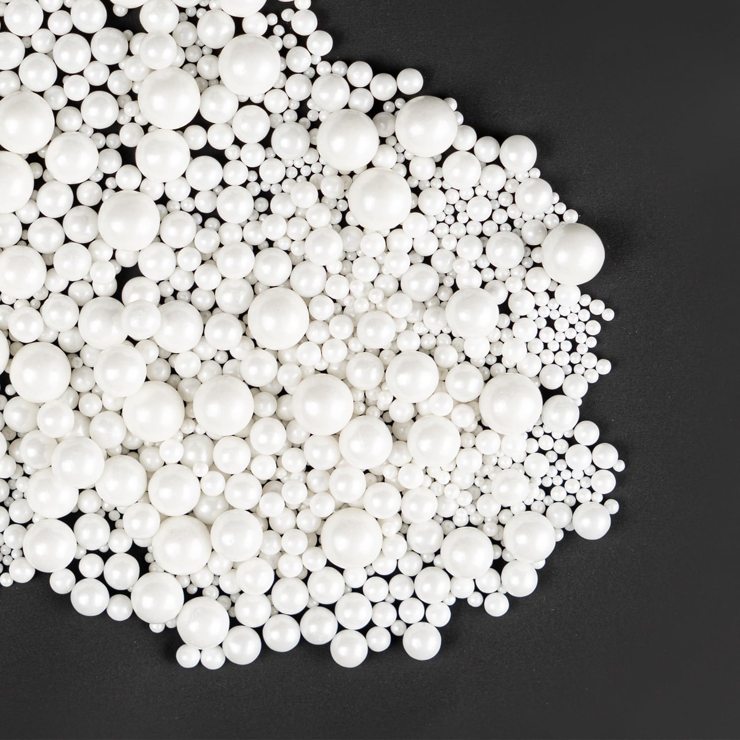 Edible-White-Pearl-Sugar-Sprinkles,-130g/4.58oz,-Candy-4403