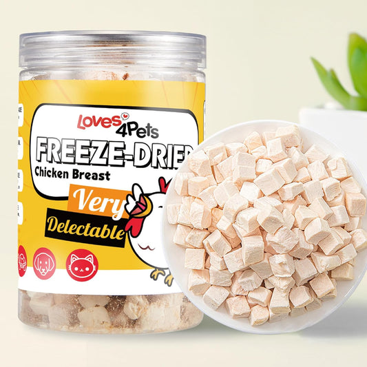 Freeze-Dried-Chicken-Cube-Cat-&-Dog-Treats-200g-(7oz)–-Grain-Free,-Healthy,-High-651