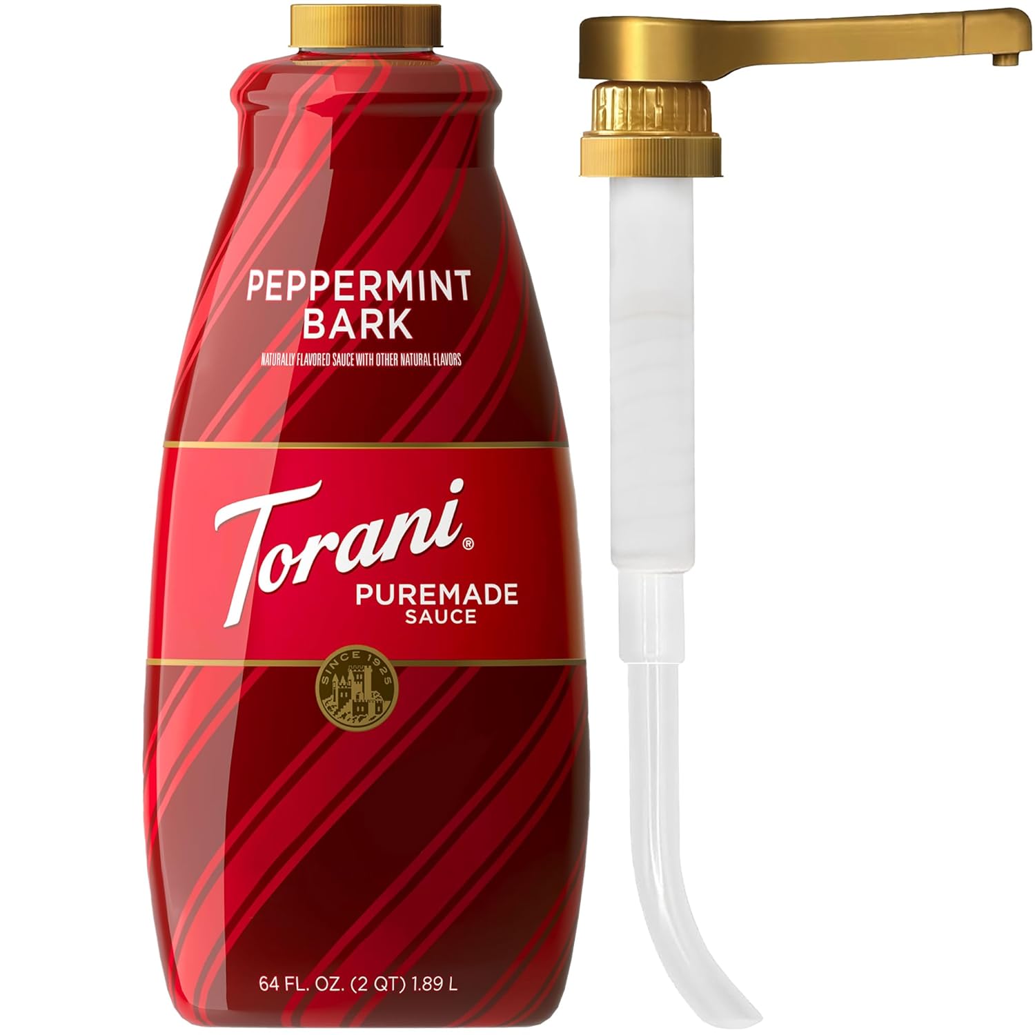 Torani-Puremade-Peppermint-Bark-Sauce-for-Coffeehouse-Drinks-and-Desserts,-Large-4lb-Pump-64-1658