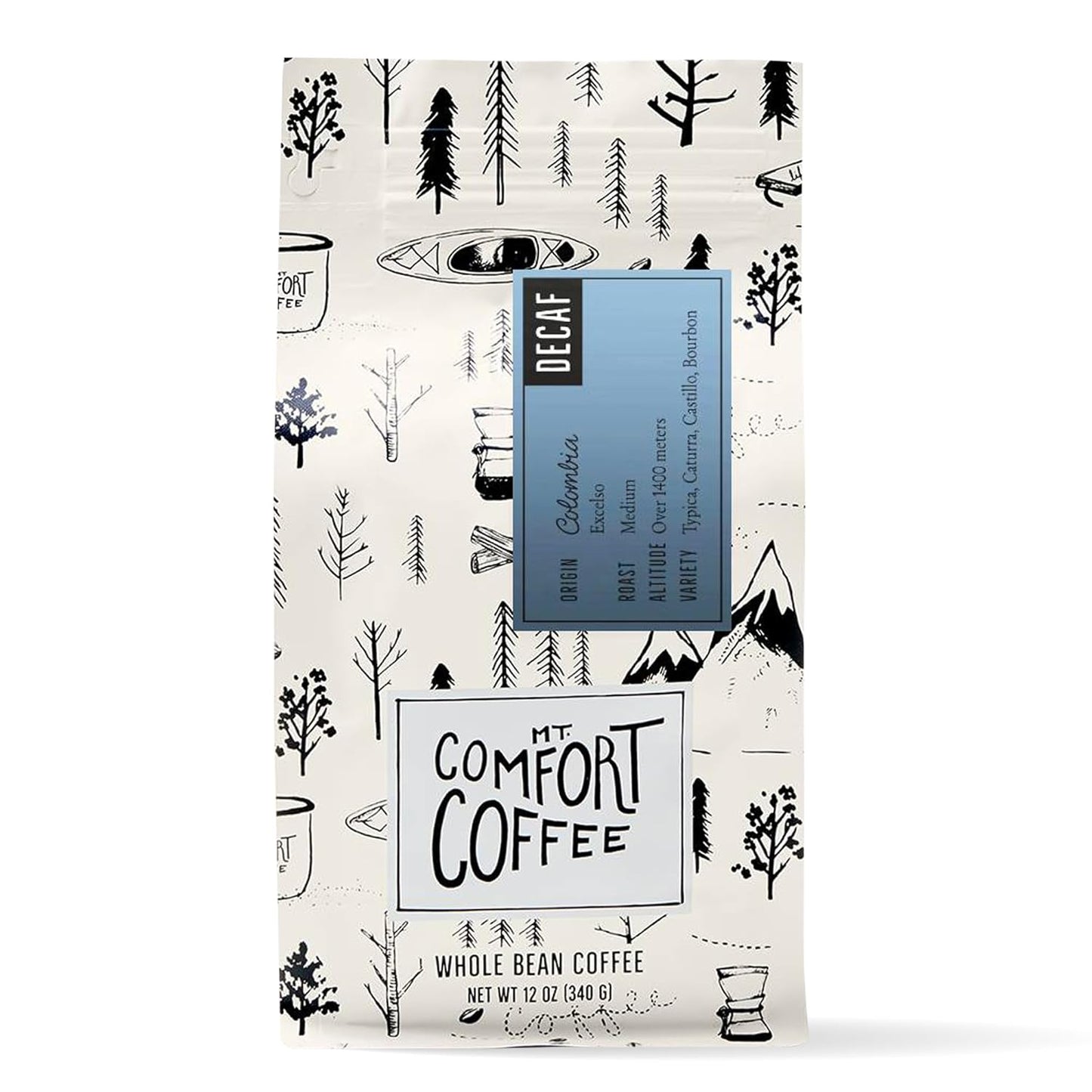 Mt.-Comfort-Coffee-Tostado-medio-descafeinado,-bolsa-de-12-onzas,-procedente-pequeñas1519