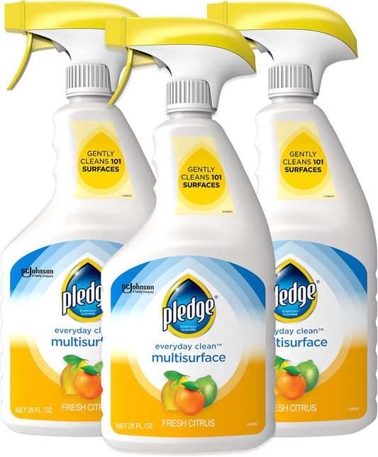 Pledge-pH-Balanced-Multisurface-Cleaner-Spray-for-Everyday-Care,-Fresh-Citrus-Scent,-25oz-(Pack-of-3)-1284