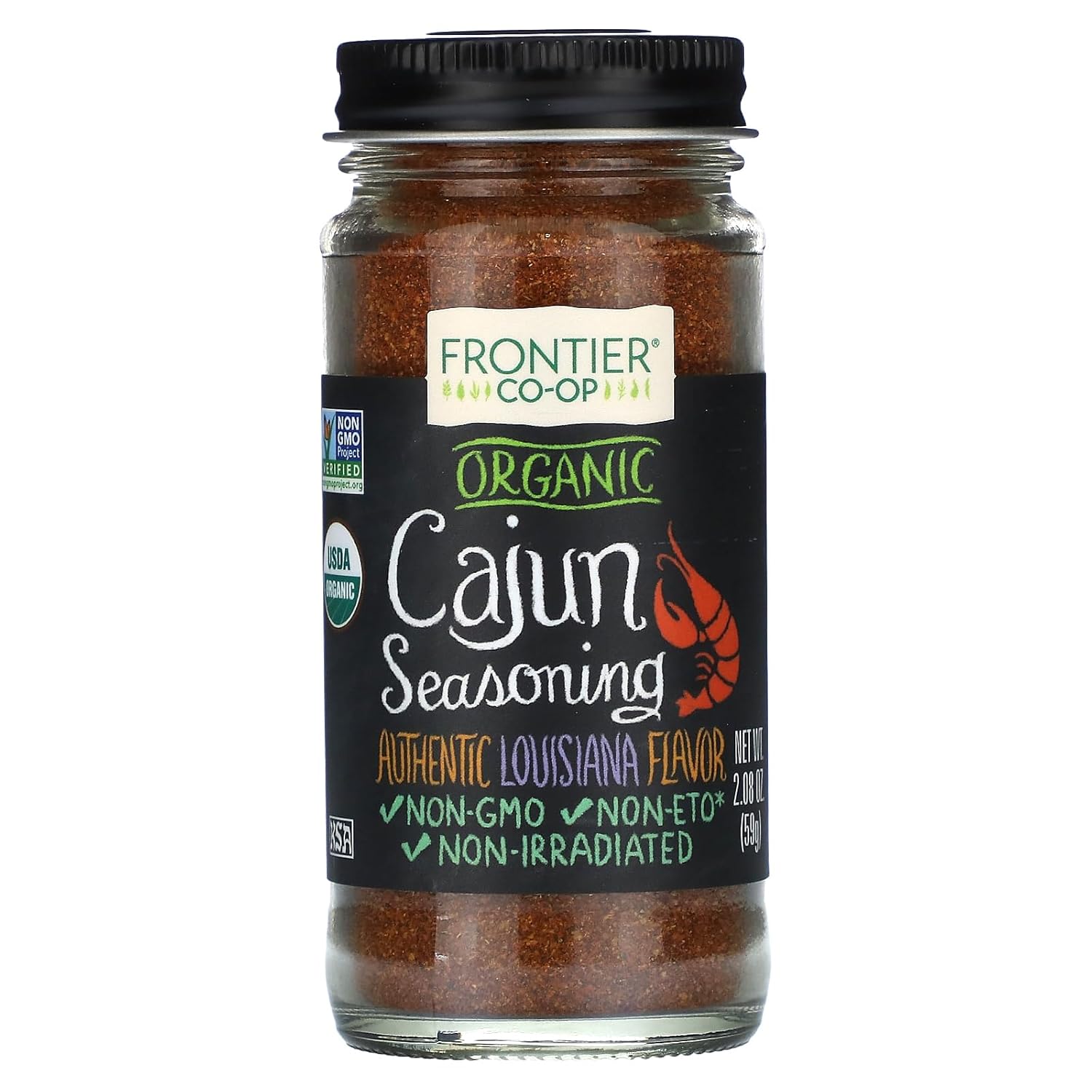 Frontier-Cajun-Condimento-orgánico-certificado,-botella-de-2.08-onzas-----2293