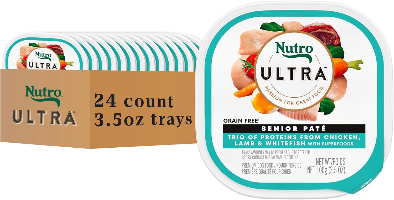 Nutro-Ultra-Wet-Dog-Food-Senior-Pate-Trio-of-Proteins-Chicken,-Lamb-&-1325