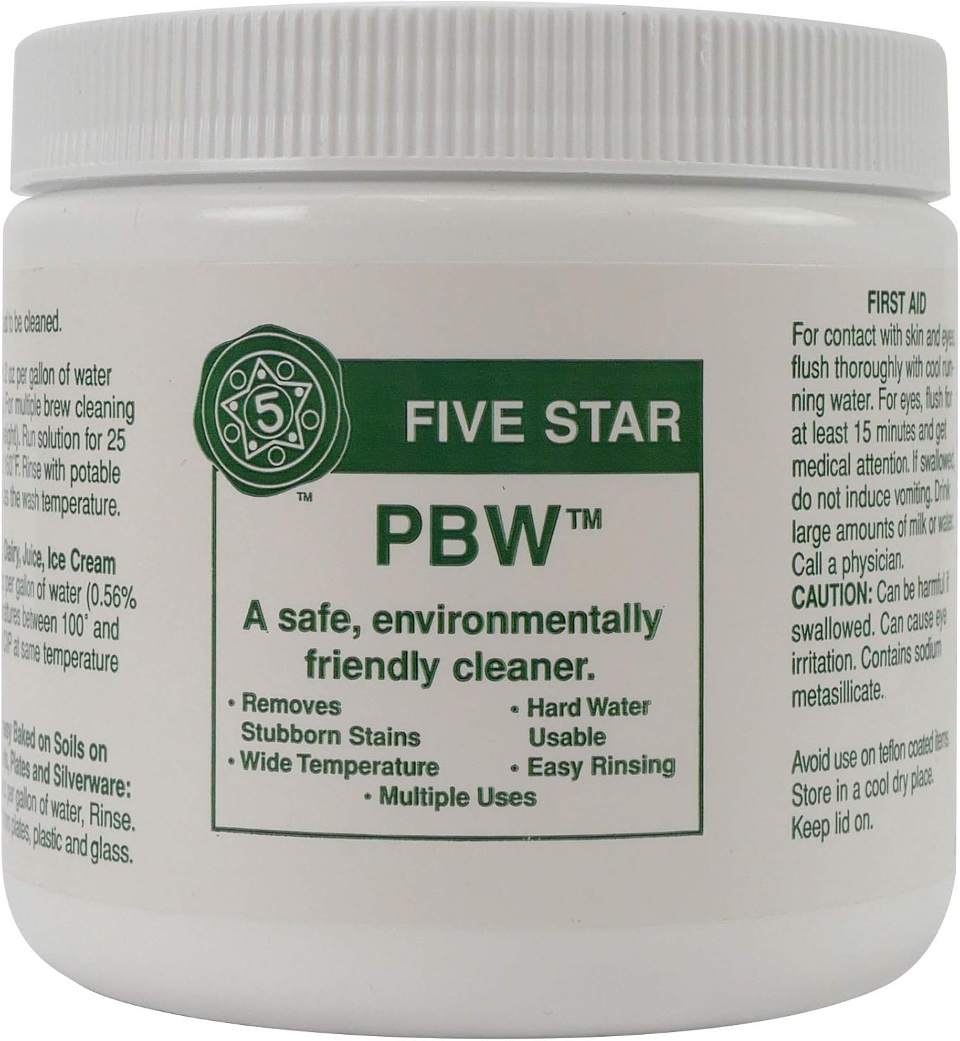 Five-Star-PBW---1-lbs---Non-Caustic-Alkaline-Cleaner,-White---1234