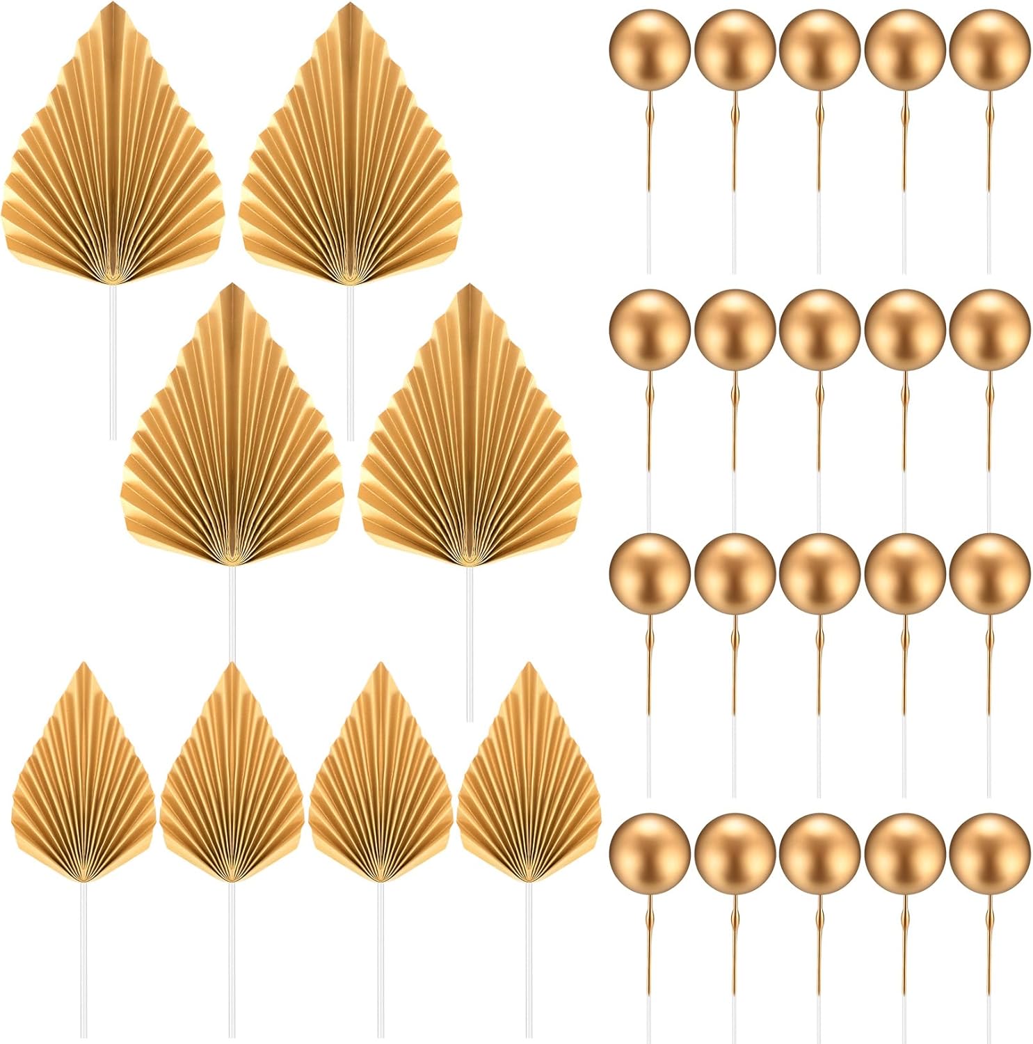 20-Pcs-Gold-Balls-Cake-Toppers,-8-Pcs-Gold-Palm-Leaves-Cake-Foam-Paper-139