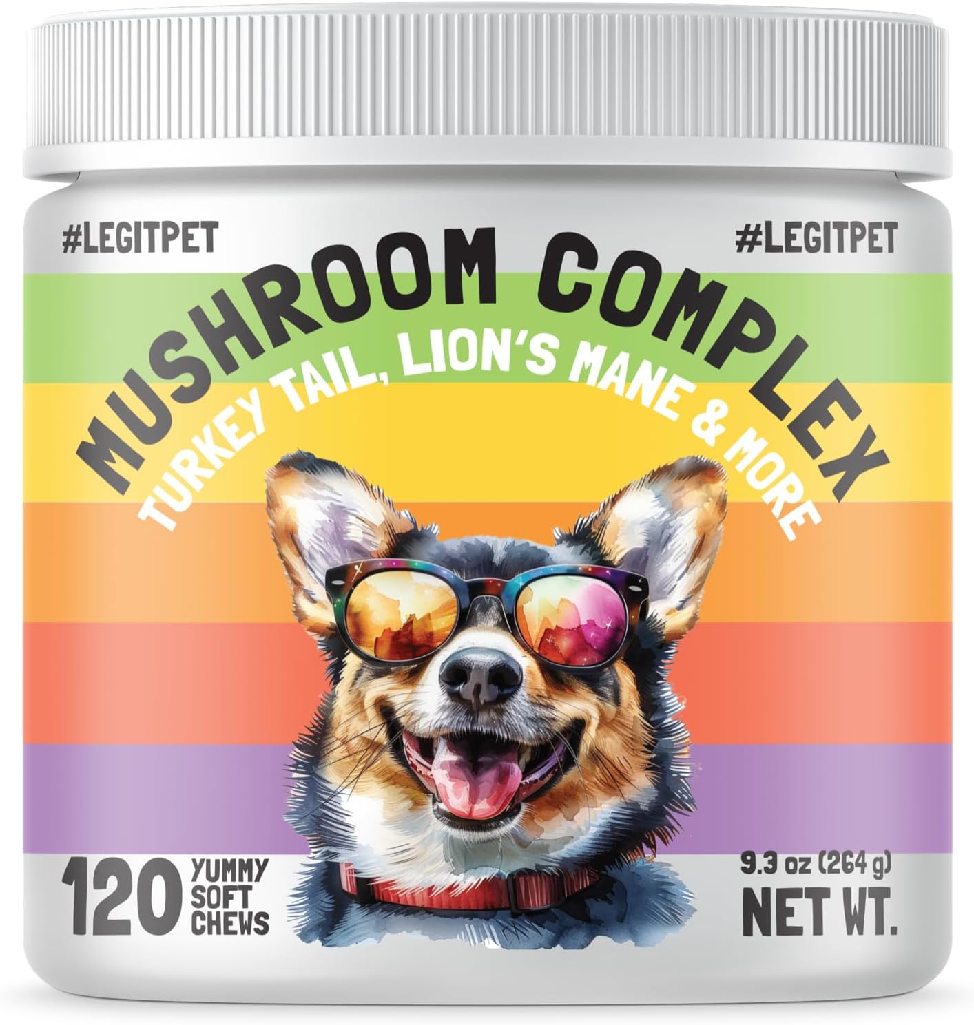 Mushroom-Complex-Treats-for-Dogs-with-Reishi,-Shiitake,-2125