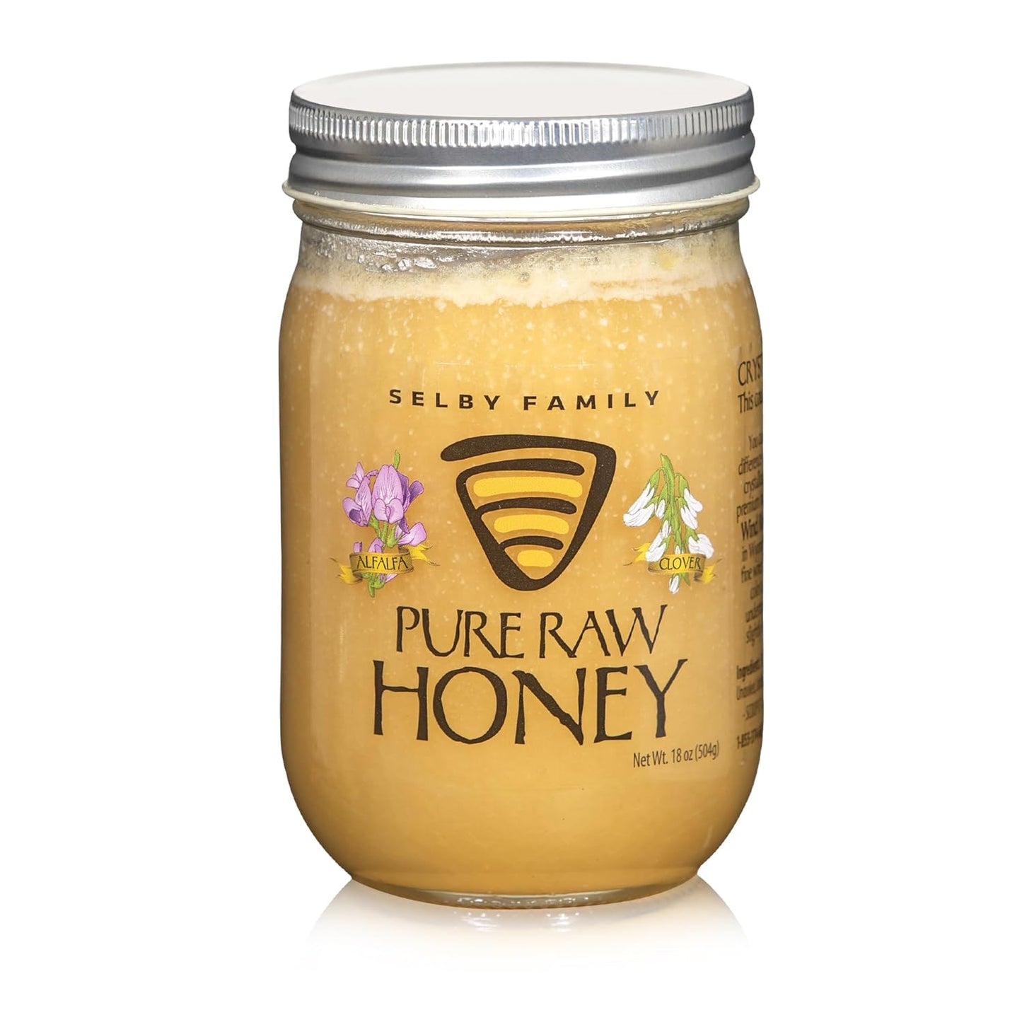 Selby-Family-Honey---Pure-Raw-Wyoming-Clover,-16-Oz,-Pack-of-----193