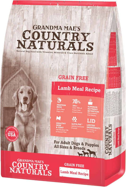 Grandma-Mae’s-Country-Naturals-Dry-Dog-Food,-Grain-Free-Formula,-Lamb,-Slow-Cooked-541